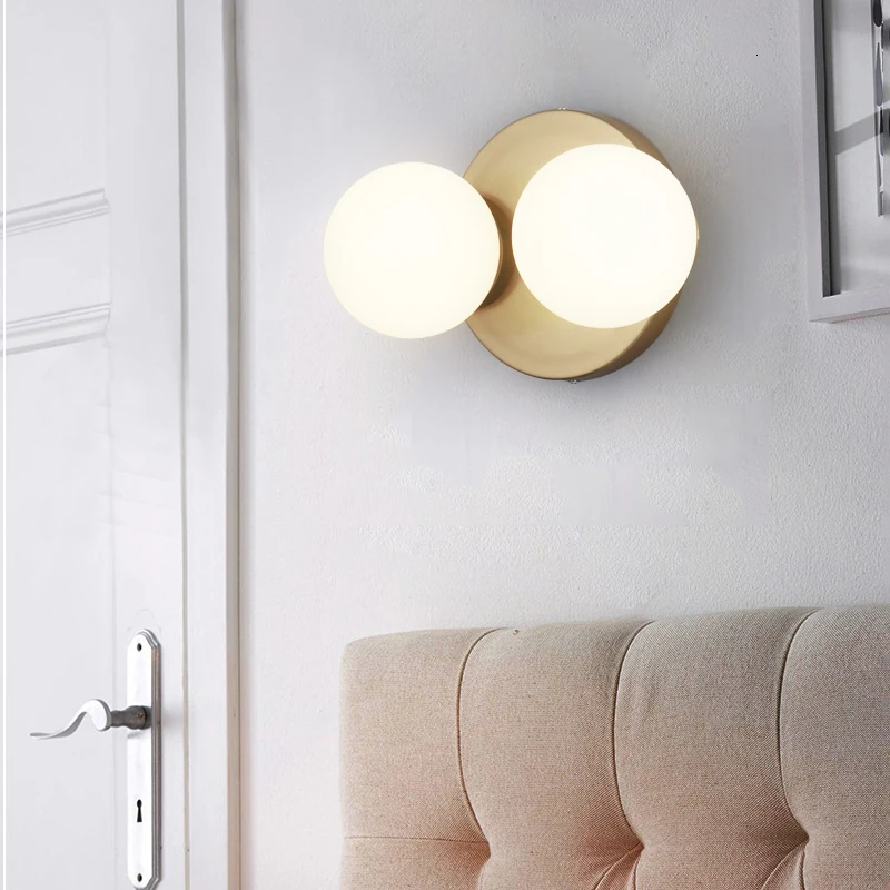 Настенная лампа в стиле постмодерн светодиодный светильник минимализма со