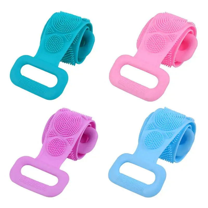 1 шт. Волшебные силиконовые щетки банные полотенца трение спины пилинг грязи