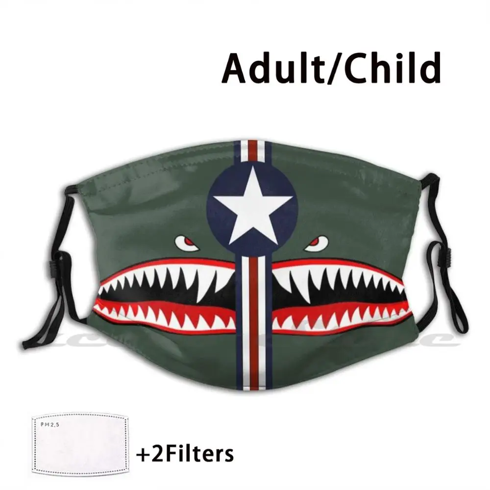 Маска для самолетов бойцов Второй мировой войны ткань многоразовый фильтр