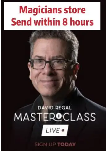 

2020 David Regal Masterclass Live (1st November 2020) High quality 4 GB Magic Tricks