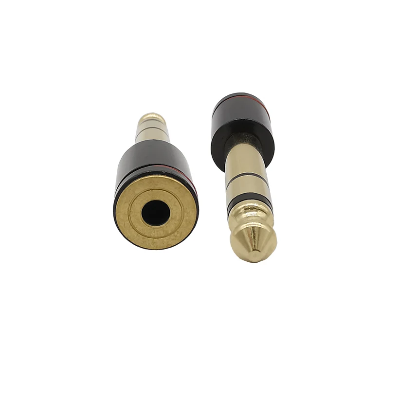 Аудиоадаптеры для стереонаушников с позолоченным штекером 6 35 мм и разъемом 1/4 3 5
