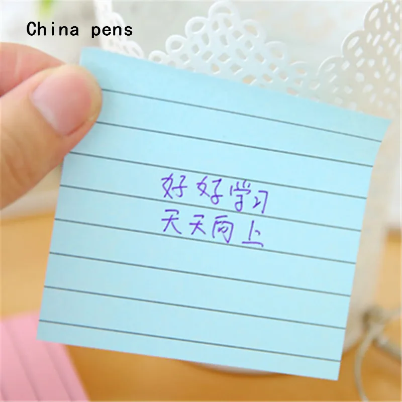 Самоклеящиеся Стикеры для заметок горизонтальной линии 80 листов |