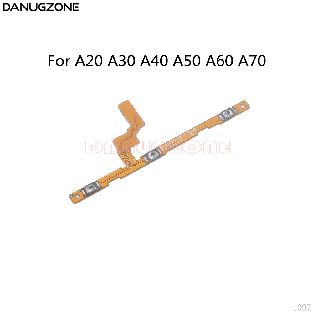 10 шт./лот для Samsung A20 A205F A30 A305F A40 A405F Кнопка питания переключатель и громкости