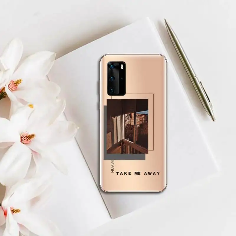

Fashion Collage beautiful Phone Case Transparent for huawei honor P 40 30 20 lite Pro 10 i 8 9 x p smart 2019