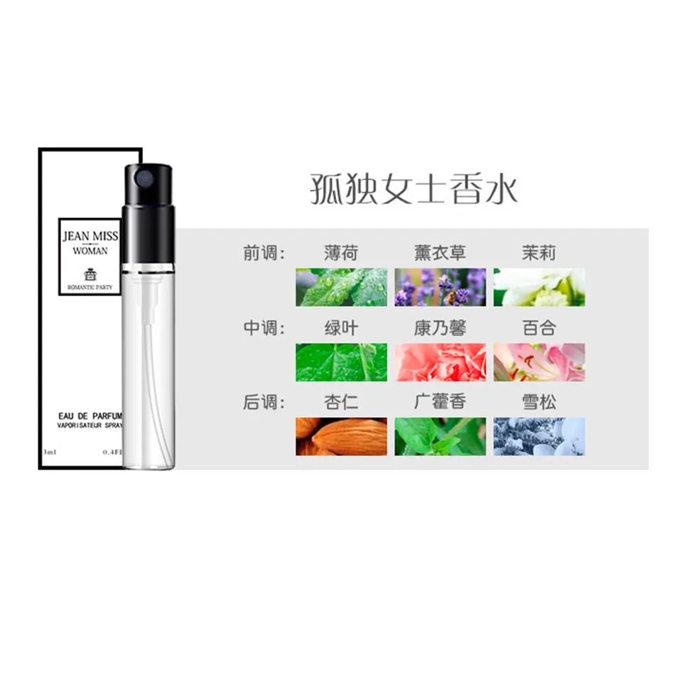 941 3 мл мульти-виды распылитель Parfume Красивая посылка Женская Parfum Мода Леди Цветок фруктовый аромат длительный дезодорант - Цвет: 941