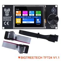 bigtreetech tft24 v1 1 display similar 12864 lcd touch screen for ender 3 3d printer parts skr v1 3 v1 4 turbo pro mini e3 board