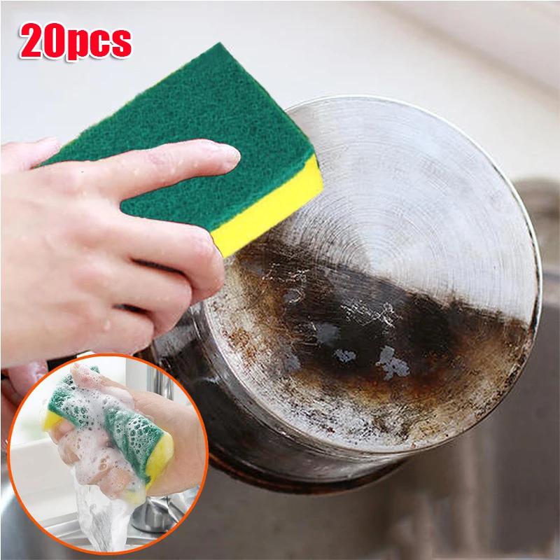 

20 шт., губка для мытья посуды