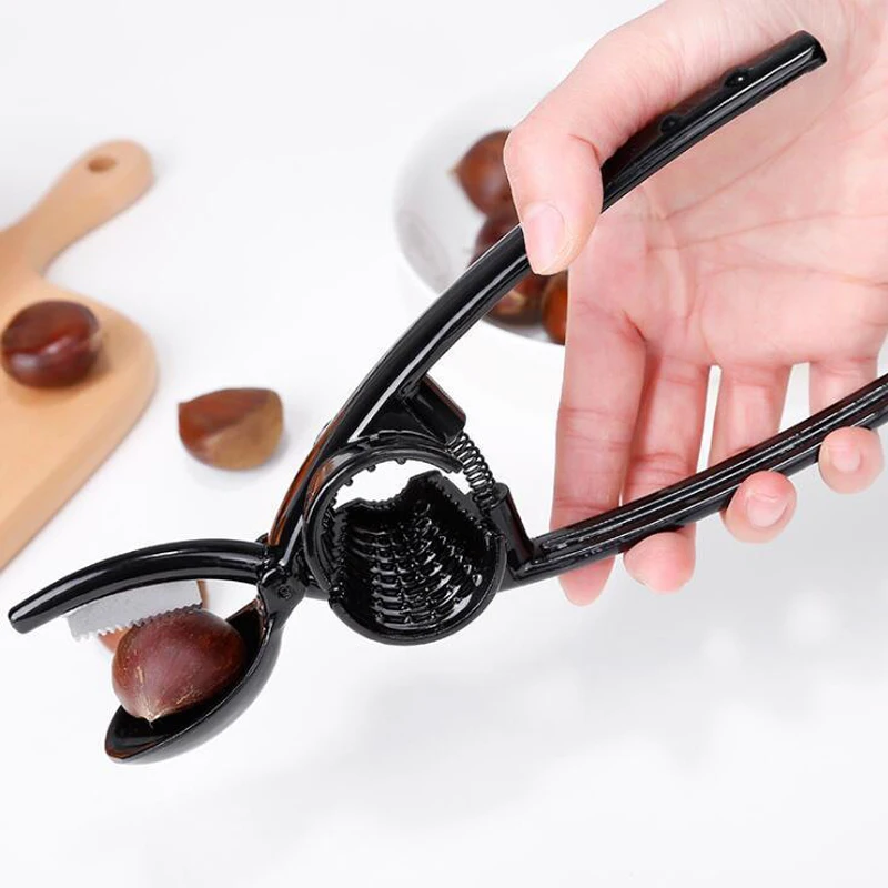 

2 in 1 Multi-functional Chestnut Clip Nut Cracker Sheller Walnut Pliers Metal Nut Opener Household Kitchen Tools Chestnut Cutter