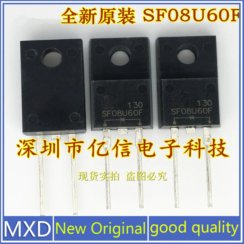 

5Pcs/Lot New Original SF08U60F 8A/600V TO220F Good Quality