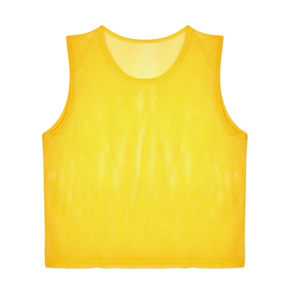 12 шт. взрослый футбол Pinnies быстросохнущие футбольные майки жилет Scrimmage практика спортивный жилет дышащий командный тренировочный нагрудник