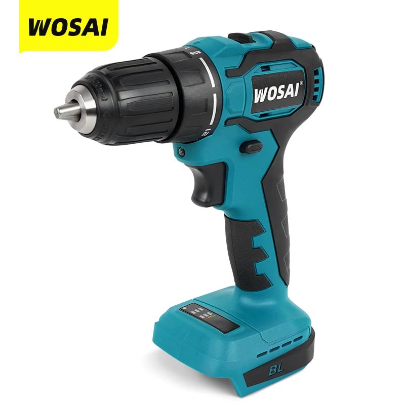 

VVOSAI Brushless Electric Drill 21+1 Torque Cordless Screwdriver Electric Power Screwdriver Drill For 18V Makita Lithium Battery