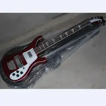 5 струн Rickenback 4003 fireglo электрический бас металлик КРАСНАЯ ОТДЕЛКА 5 струн Ricken 4003 бас