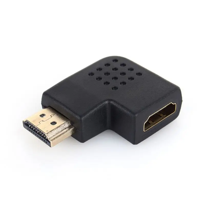 HDMI адаптер штекер-Женский переходник коннектор 90 градусов левый/правый угол и 270