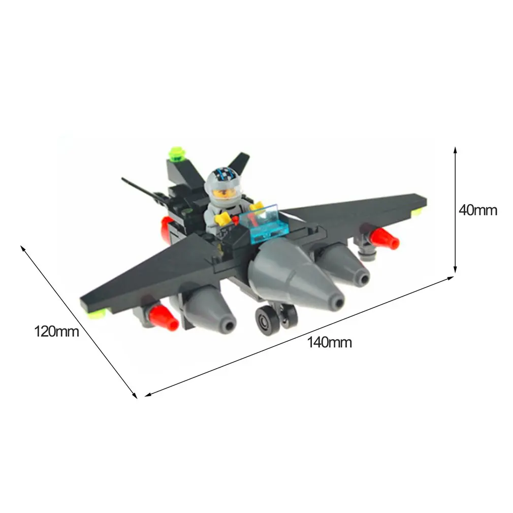 

DIY Disassembly Bomber Airplane Building Block Children Assembled Model Puzzle Plastic Educational Toys for Children