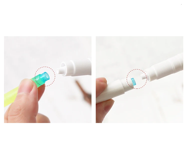 JIANWU Wholesale Fast Dry Glue Stick Color Jelly Solid Glue Pen Shape Spare Stick Refill Creative DIY Study and Office Supplies
