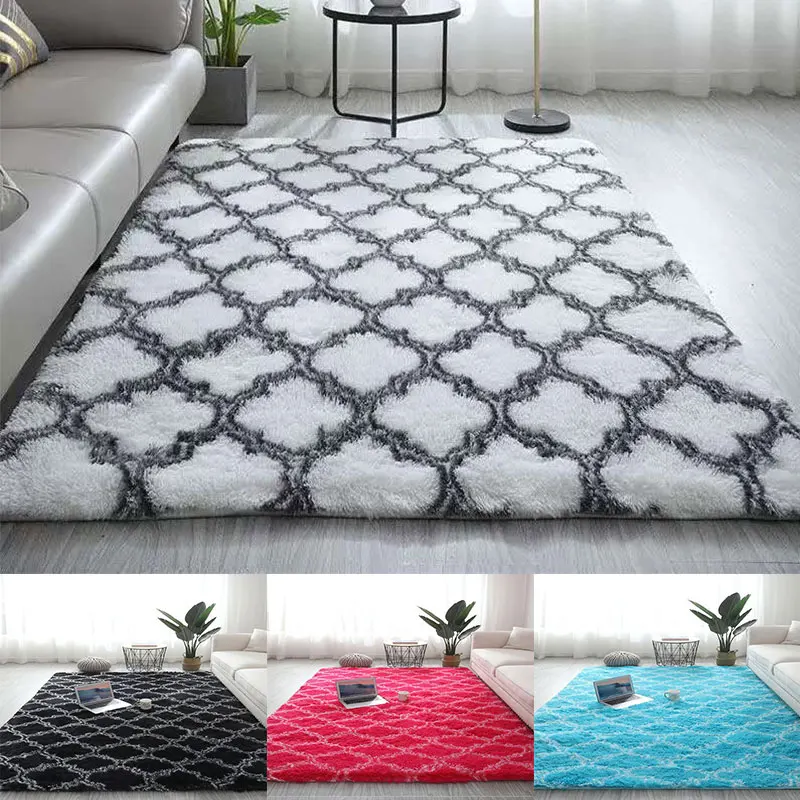 

Fur Carpets Soft for Living Room Plush Rug Children Bed Room S-3XL size Fluffy Floor Carpets Home decoration fashion Carpets