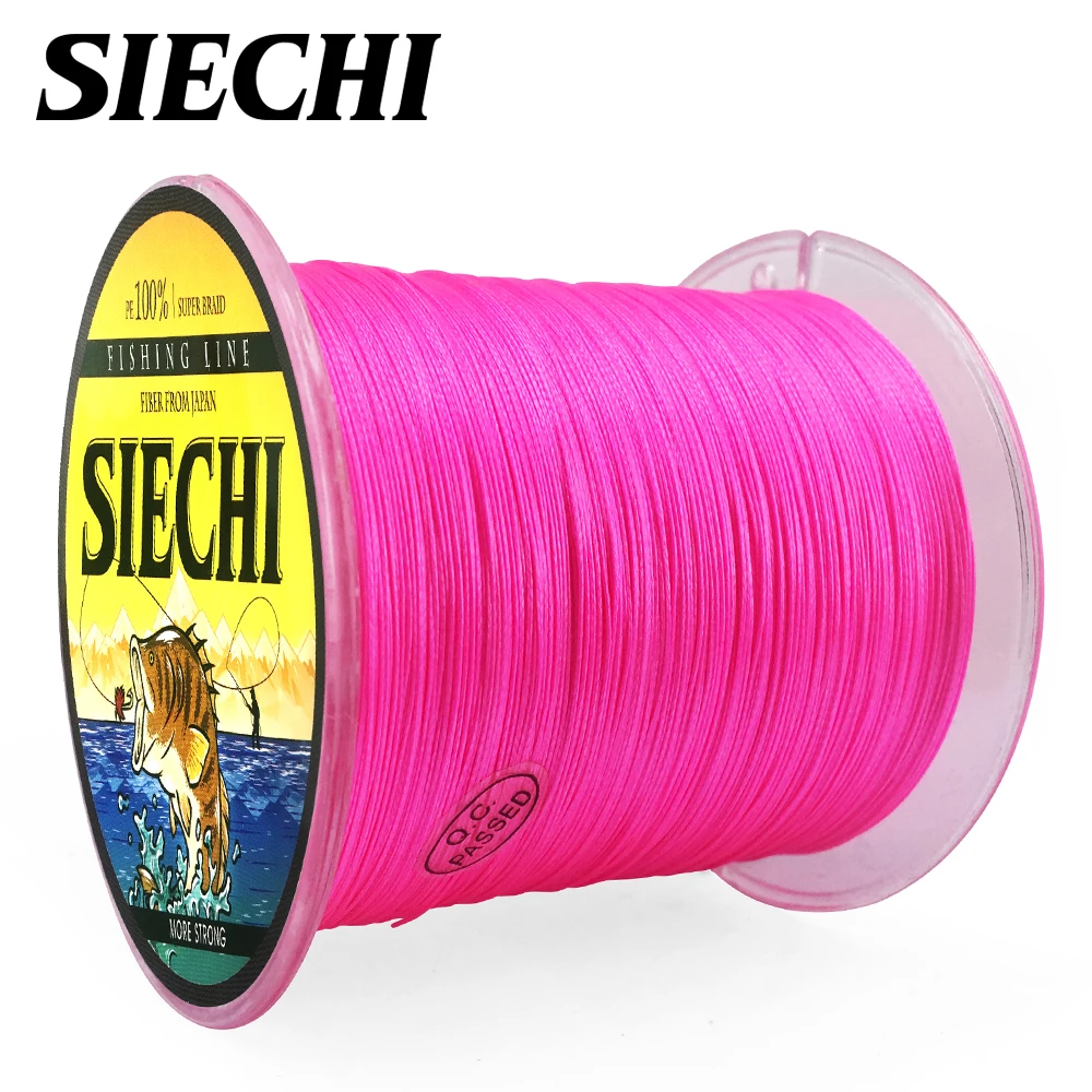 SIECHI PE 8 Strand плетеная рыболовная леска супер сильная многонитевая проволока 300 м