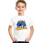 Новинка 2022, футболки с принтом The thundertv Show, летняя детская футболка, одежда для маленьких мальчиков и девочек, модная уличная одежда, топы