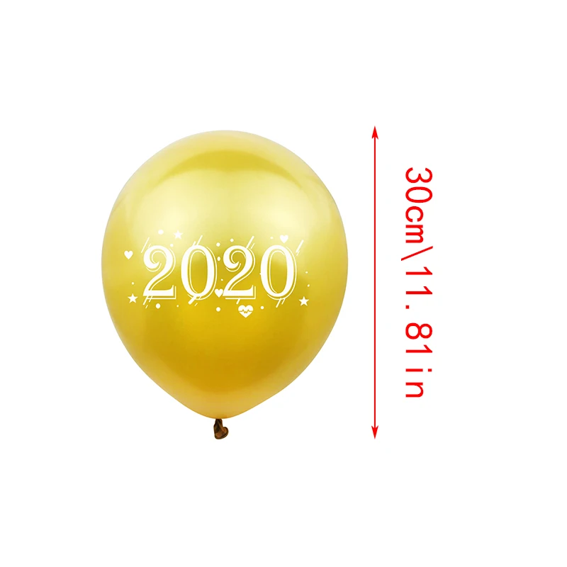 Латексные воздушные шары 2020 для новогодней рождественской вечеринки свадьбы