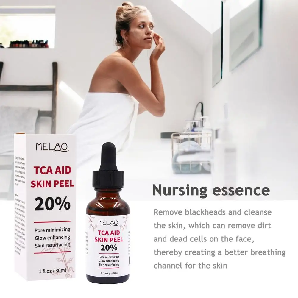 

30ml Hyaluronic Lactic Acid Face Serum Moisturizer Whitening Shrink Peel Pore Firming Essence Anti Aging Skin Care