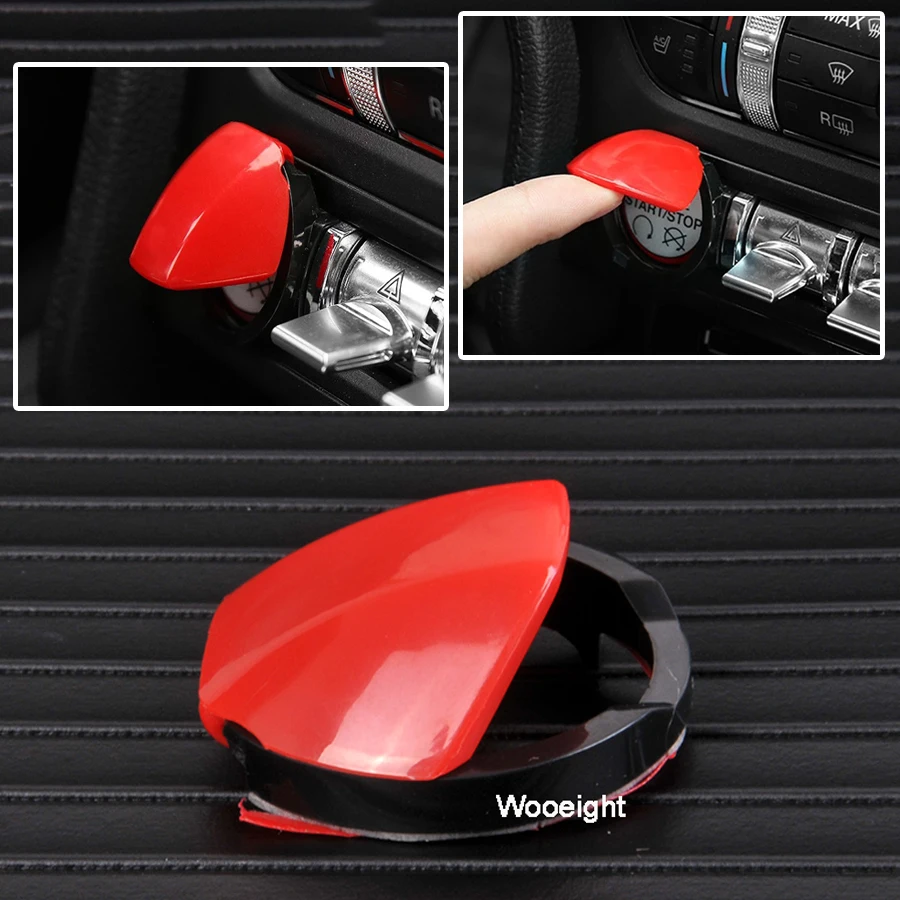Красные автомобильные аксессуары ABS внутренняя кнопка включения мгновенный
