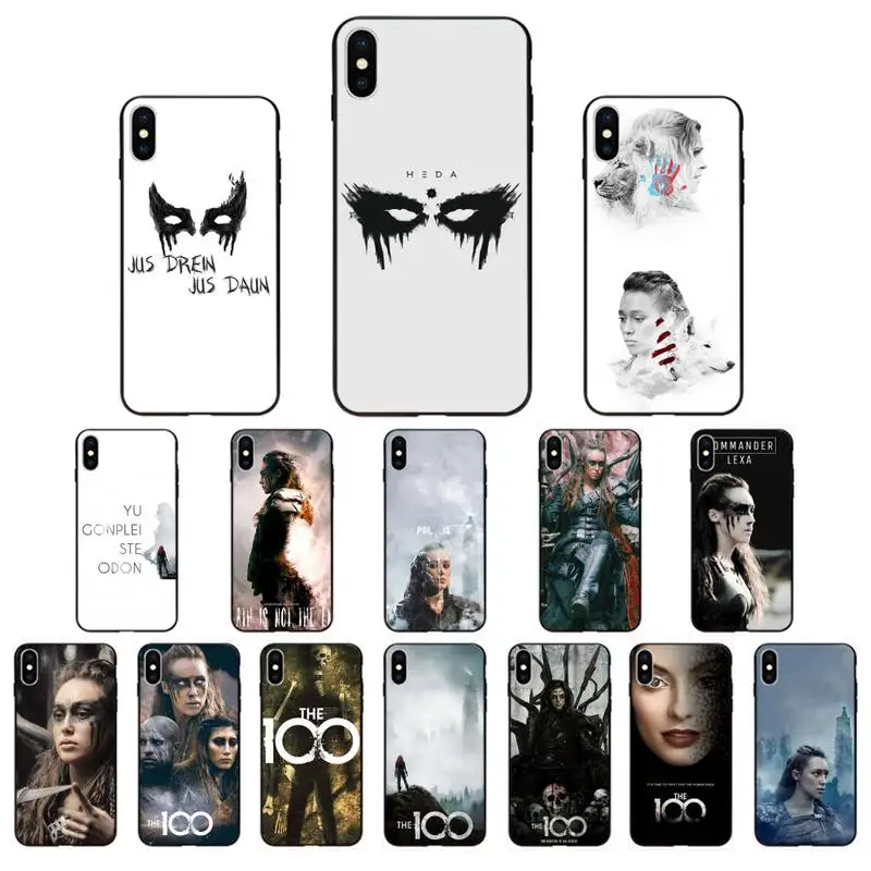 

YNDFCNB Heda Lexa The 100 TV Show Phone Cases for iphone 11 12 Mini Pro Max X XS MAX 6 6s 7 8 Plus 5 5S 5SE XR SE2020