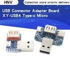 Переходник с USB на Type-c Micro USB 2,54-4P