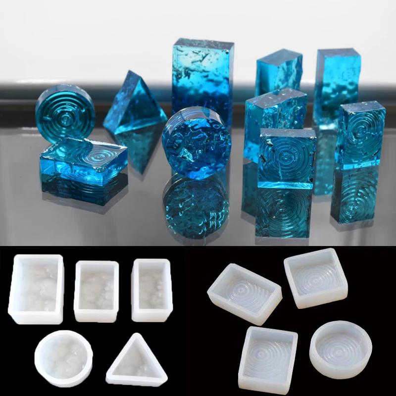 Popular1PC геометрическое ожерелье из силиконовой смолы изготовленное с помощью