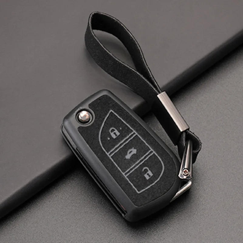 

Прочный жесткий модный автомобильный брелок для ключей с полным покрытием чехол для Toyota Hilux Revo Innova Rav4 Fortuner аксессуары для ключей из ТПУ