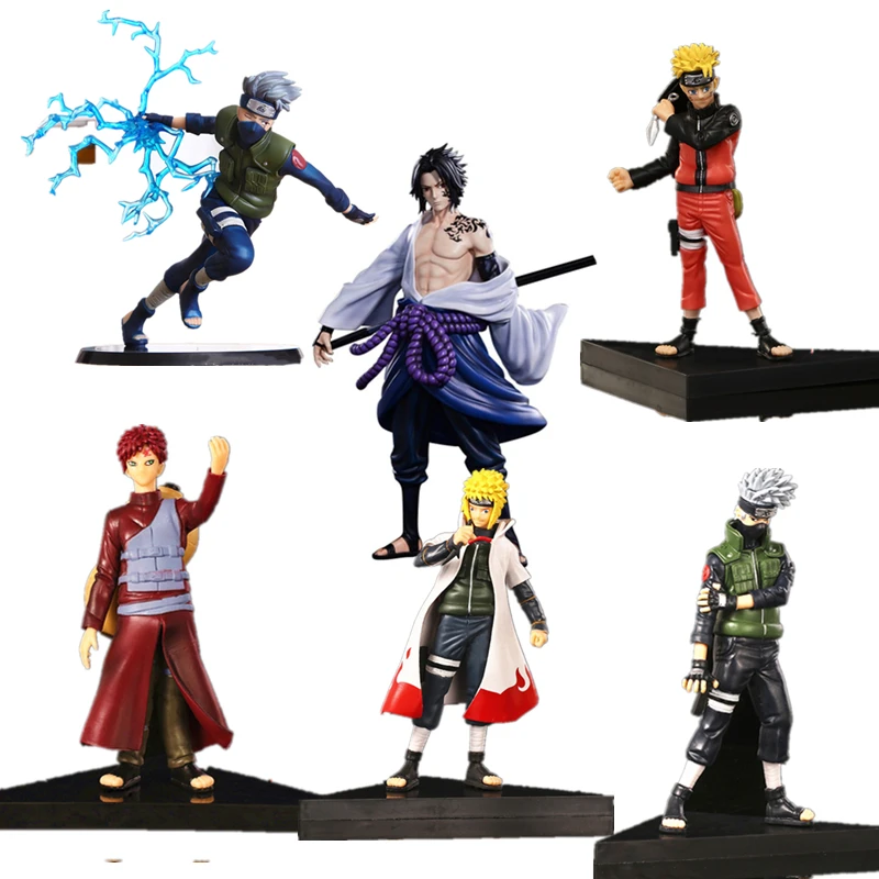 Фигурка аниме Наруто шипудэн экшн фигурка рос проклятие котик Учиха Саске