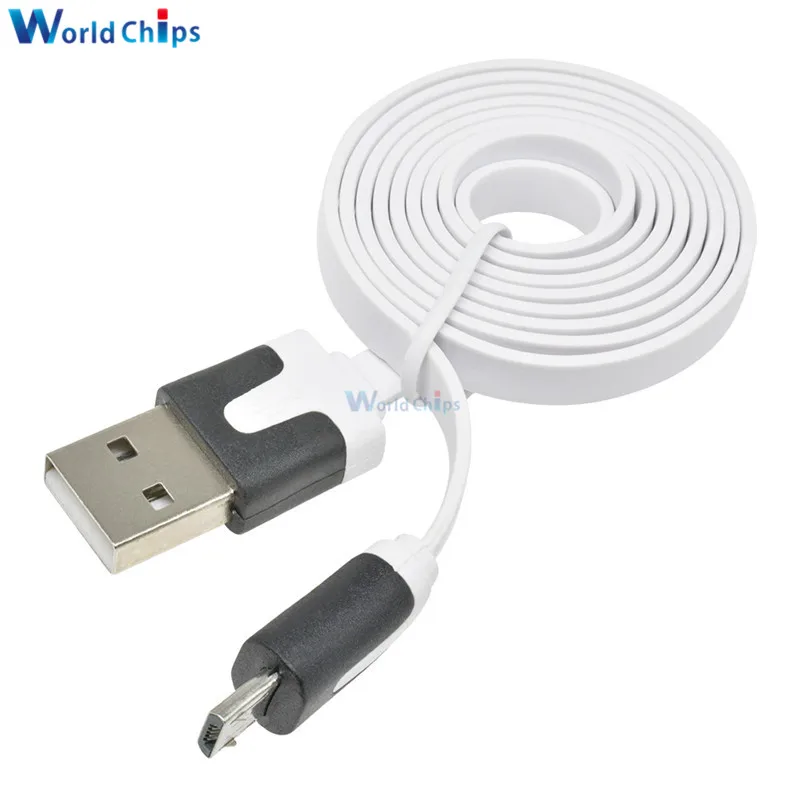 1 м 3 фута USB кабель для Wemos D1 Mini NodeMcu провод | Электронные компоненты и