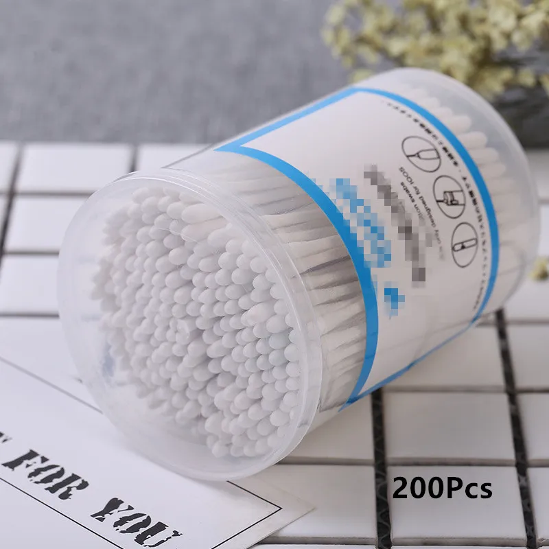 Инструмент для чистки электронных сигарет 130/200 шт. ватные тампоны с двойной