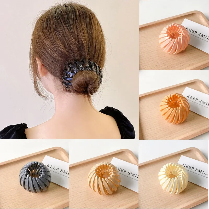 

New Fashion Women Bun Hair Claw Horsetail Buckle Hair Clip Bird Nest Expanding Hair hair accessories