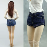 16 scale womens ultra short jeans hot pants casual simple shorts for 12 inch action figure