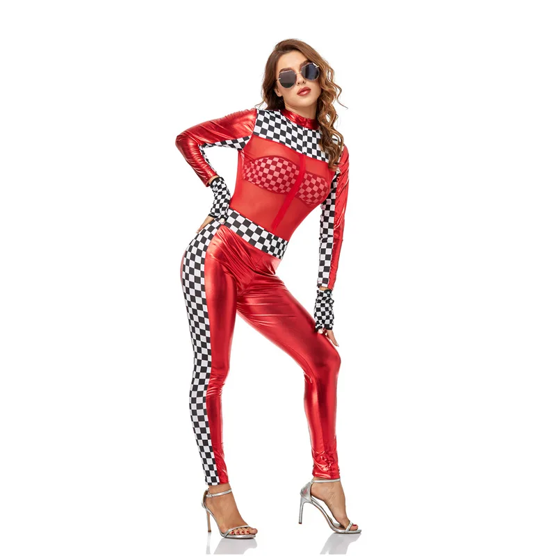 Костюм для косплея на Хэллоуин маскарадный гоночный автомобиль костюм ночного