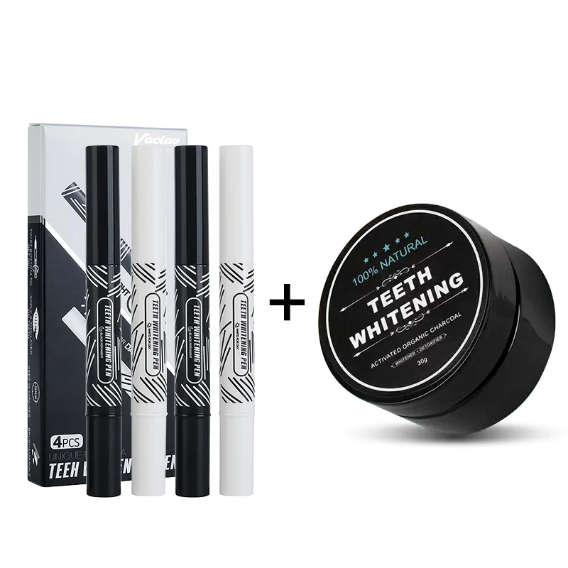 

5PCS/SET Teeth Whitening Pen Teeth Bleaching Remover Dental Whitener Powder Oral Hygiene Care