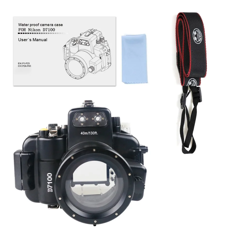 Резиновый чехол Seafrogs для камеры Nikon d7000 дайвинга d7100 детали d7200 18-55 мм