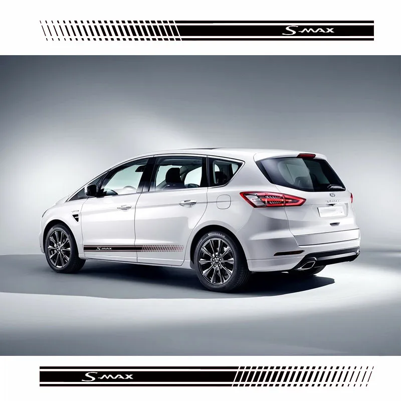 Стильная наклейка на кузов автомобиля виниловая гоночную полоску для Ford Smax S-max