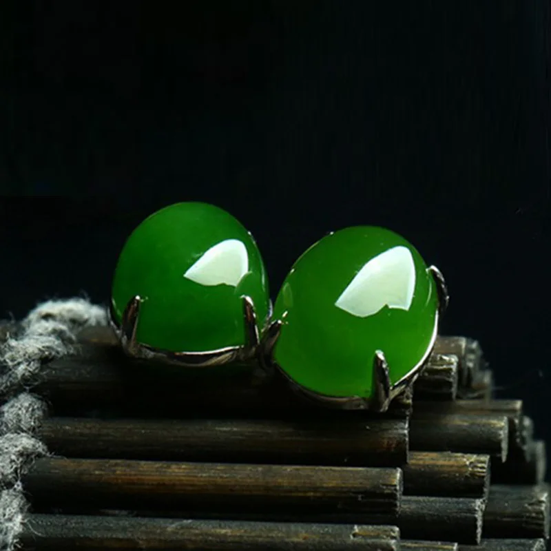 

High Quality Green Malay Jades Earrings 2020 New Style Water Drop Earrings Dangle Earrings Gift for Women's Fashion Jewelry