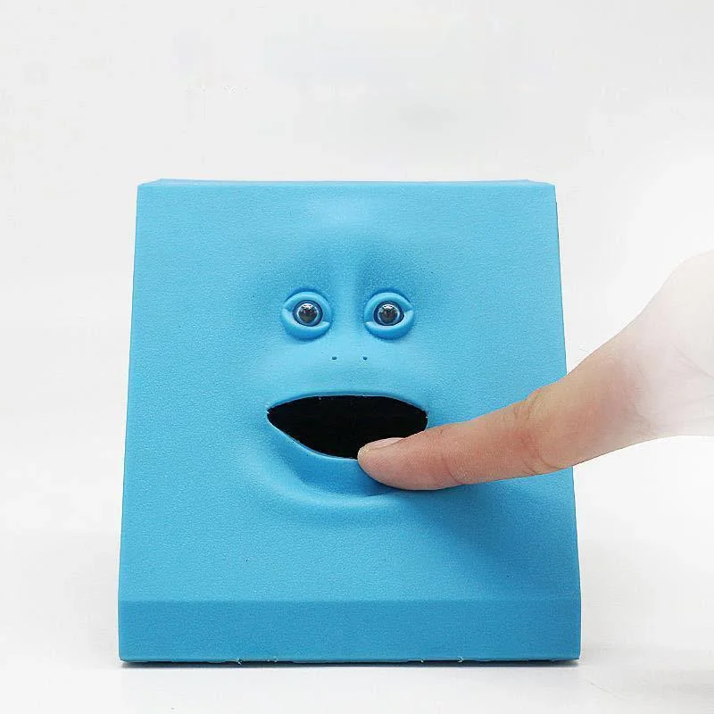 Копилка с изображением лица чувства еды денег милая копилка для детские