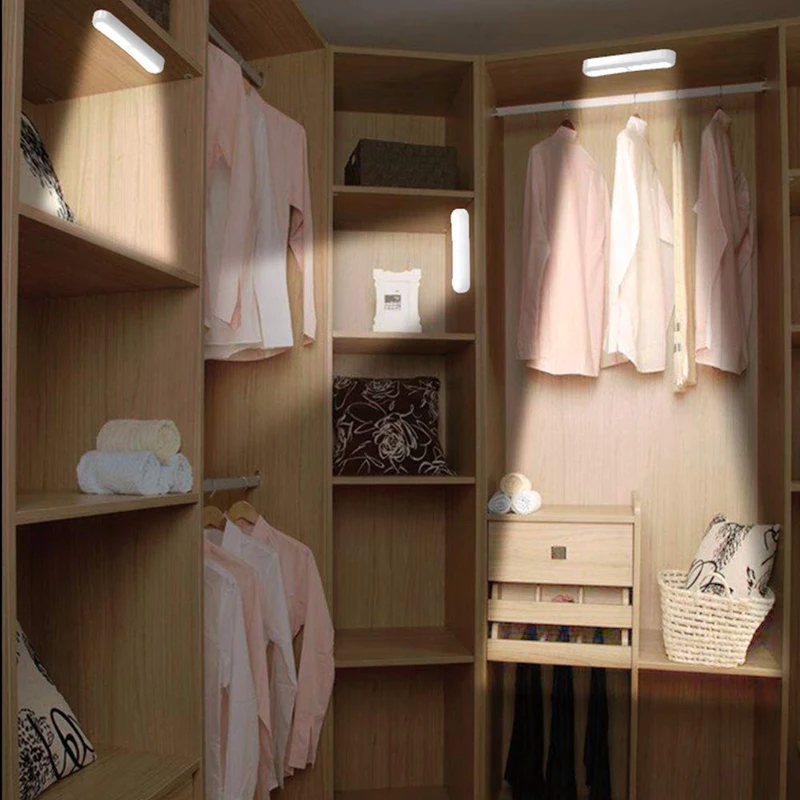 

Ultra Bright Under Cabinet Lighting, LED Wall Lights Wireless Closet Light Battery Operated Push Puck Lights for Locker Stairs K