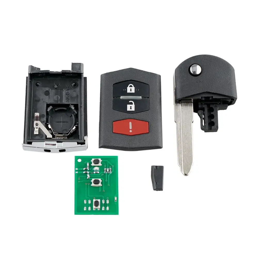 QWMEND KPU41788 флип умный Автомобильный ключ для Mazda 6 седан брикет 2005 2006 2007 2008 313 8 МГц 4D63