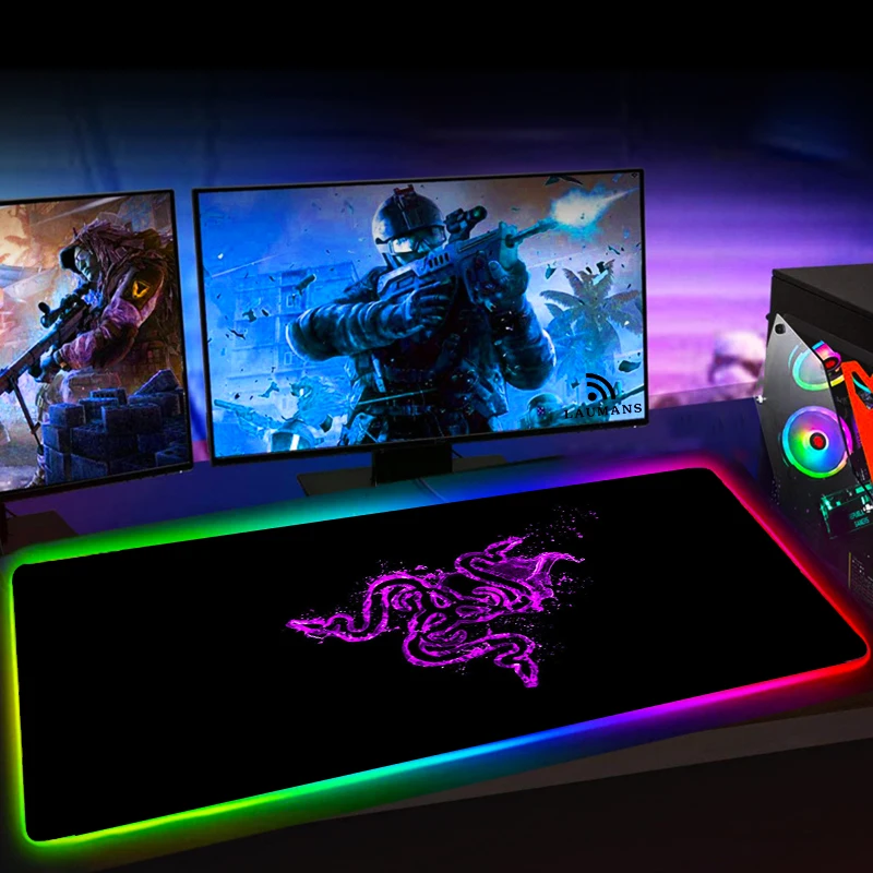 

Большой RGB игровой коврик для мыши, коврик для мыши, размер xxl, светодиодный, игровой коврик для мыши, большой коврик для мыши, Настольный ковр...