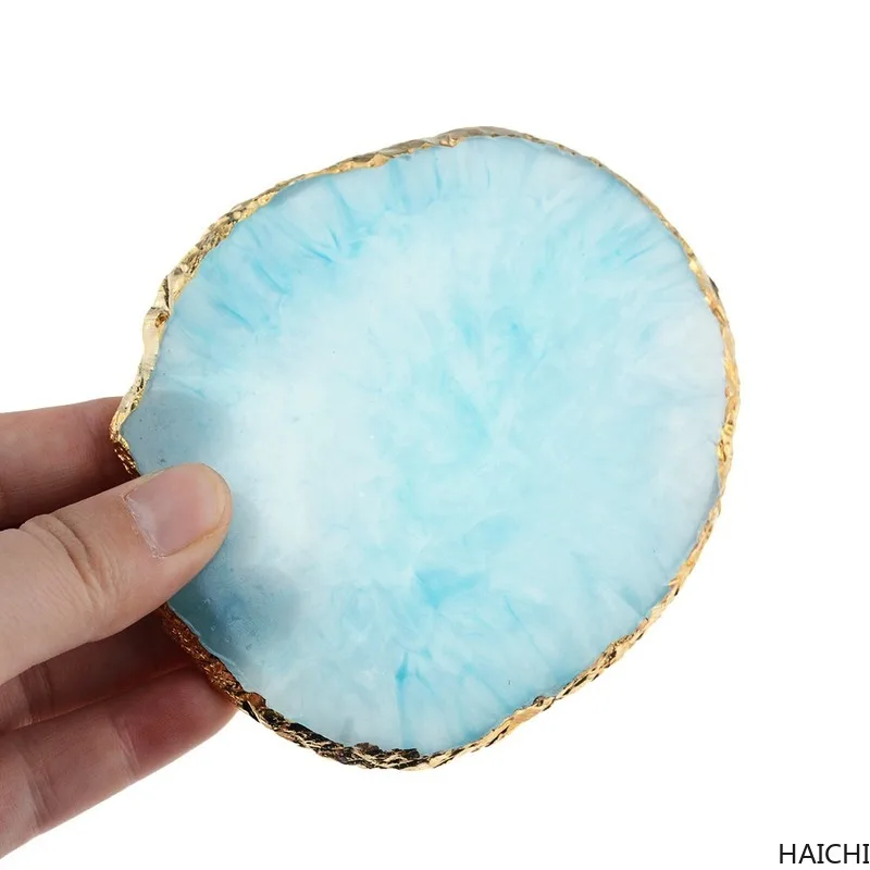 

Resin storage painted palette tray jewelry display board necklace ring earrings display tray creative decoration storage box