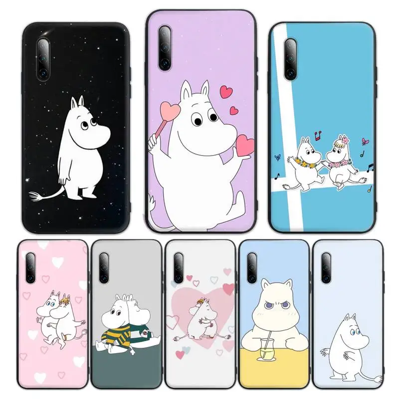 

Moomintroll Cartoon Cute moomines Phone Case for Huawei p10 p20 p30 p40 p40pro p20lite p30pro p9lite2016 coque Fundas