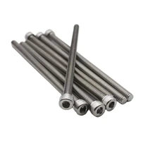 10pcs extra long 5mm to 130mm stainless steel socket cap head m3 boltscrew
