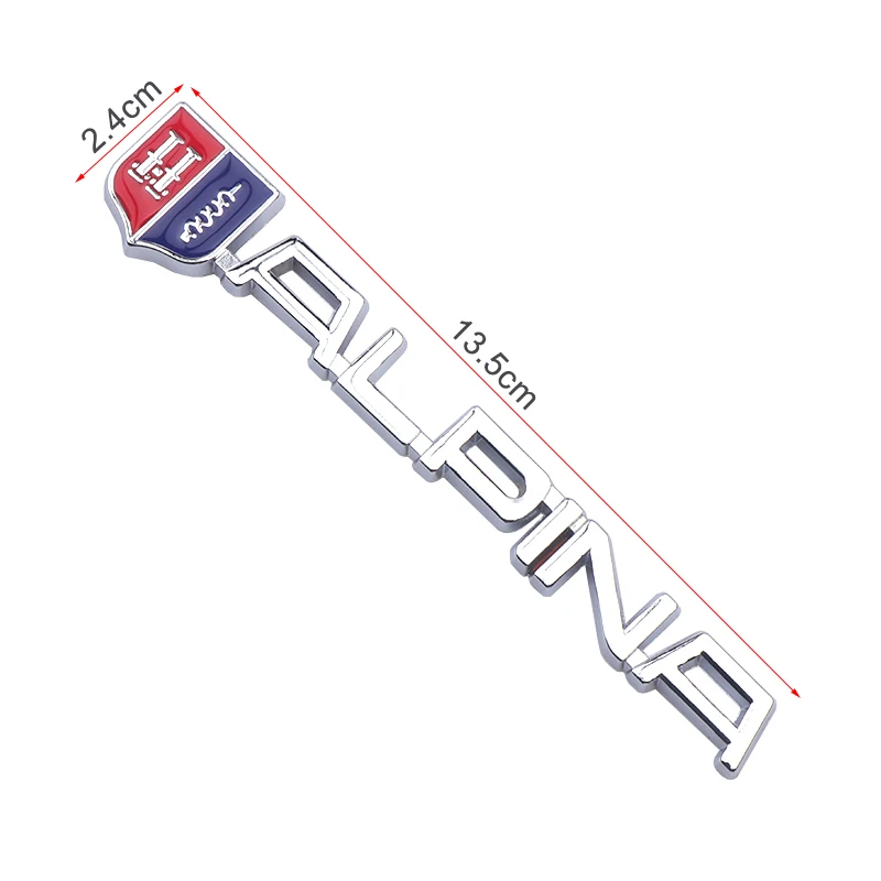 Металлическая 3d-наклейка на багажник автомобиля ALPINA эмблема знака для BMW M3 M5 M6 X1 X3