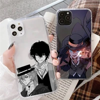 bungou stray dogs anime phone case for for iphone 12 mini se 2020 5 5s 6 6s plus 7 8 plus x xr xs 11 pro max fundas coque