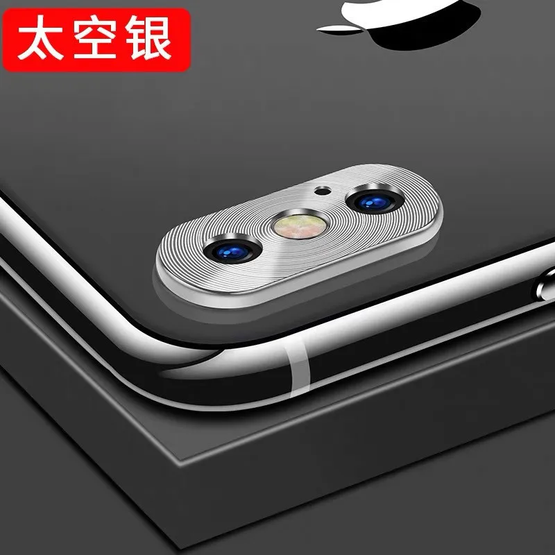 Роскошная защита для объектива камеры алюминиевое кольцо с покрытием iPhone 6s plus 6 7 8