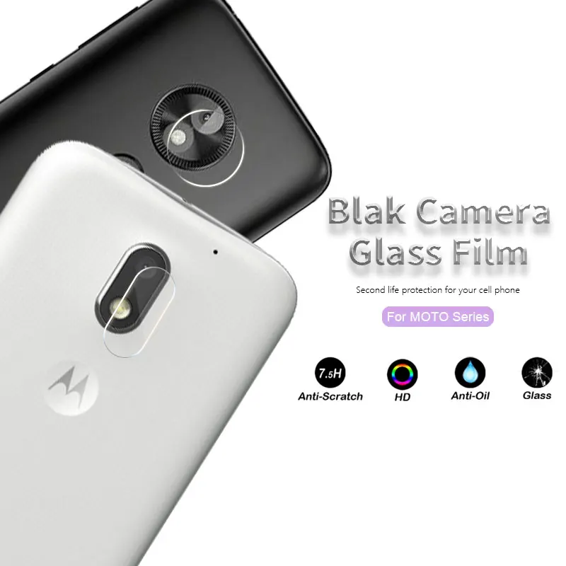 

Back Rear Camera Lens Tempered Glass Film For Motorola 1s E3 2016 E4 E5 PLAY Plus E6 E (6th Gen) Camera Lens Protector Film